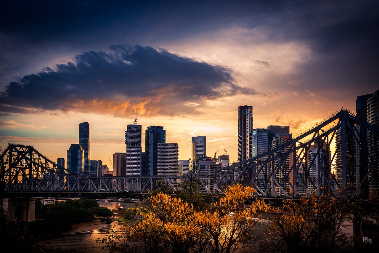 Story Bridge in Brisbane at night