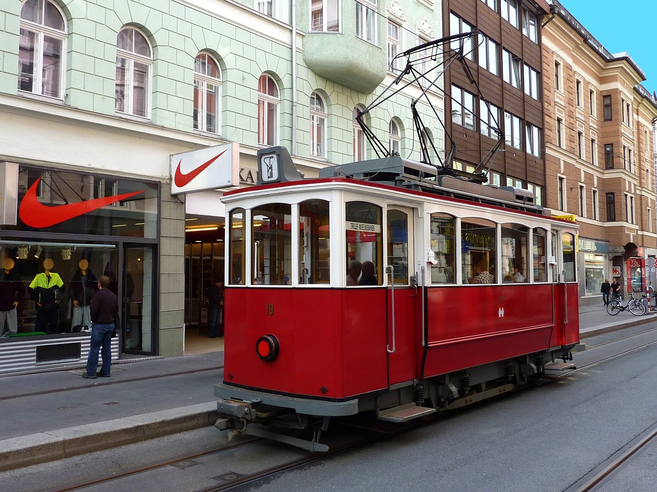 Innsbruck tram public transportation
