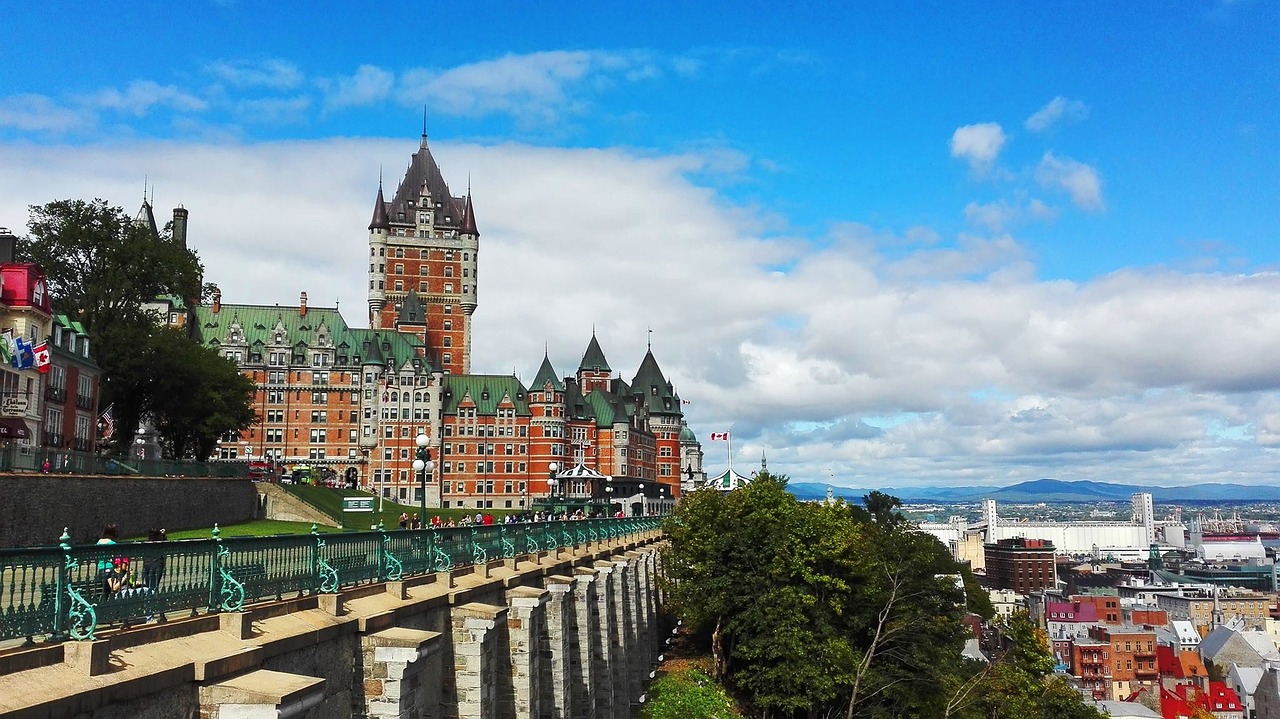 Château Frontenac overlooking the St. Lawrence River