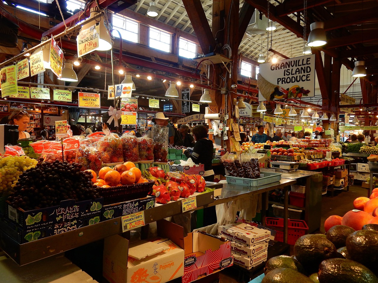 Granville Island Public Market Vancouver