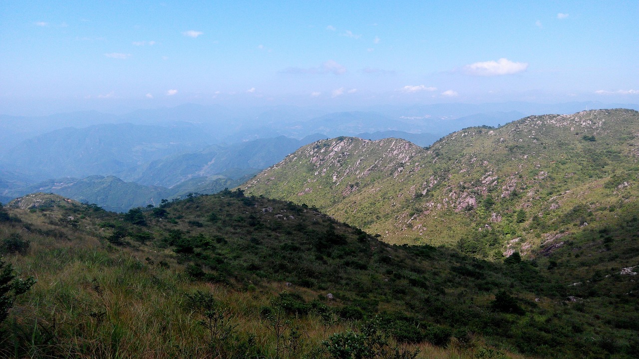 Baiyun Mountain scenic view in Guangzhou