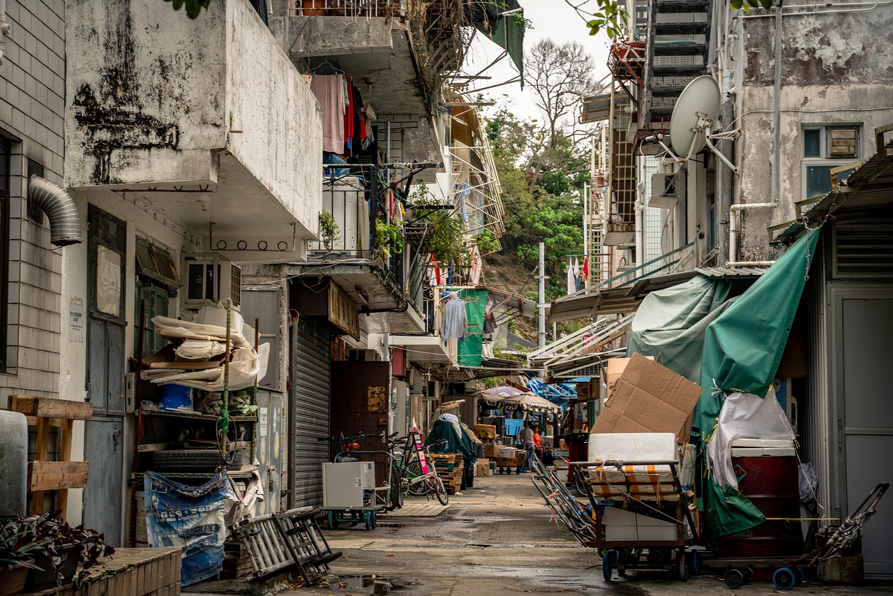 Lamma Island hiking trail Hong Kong