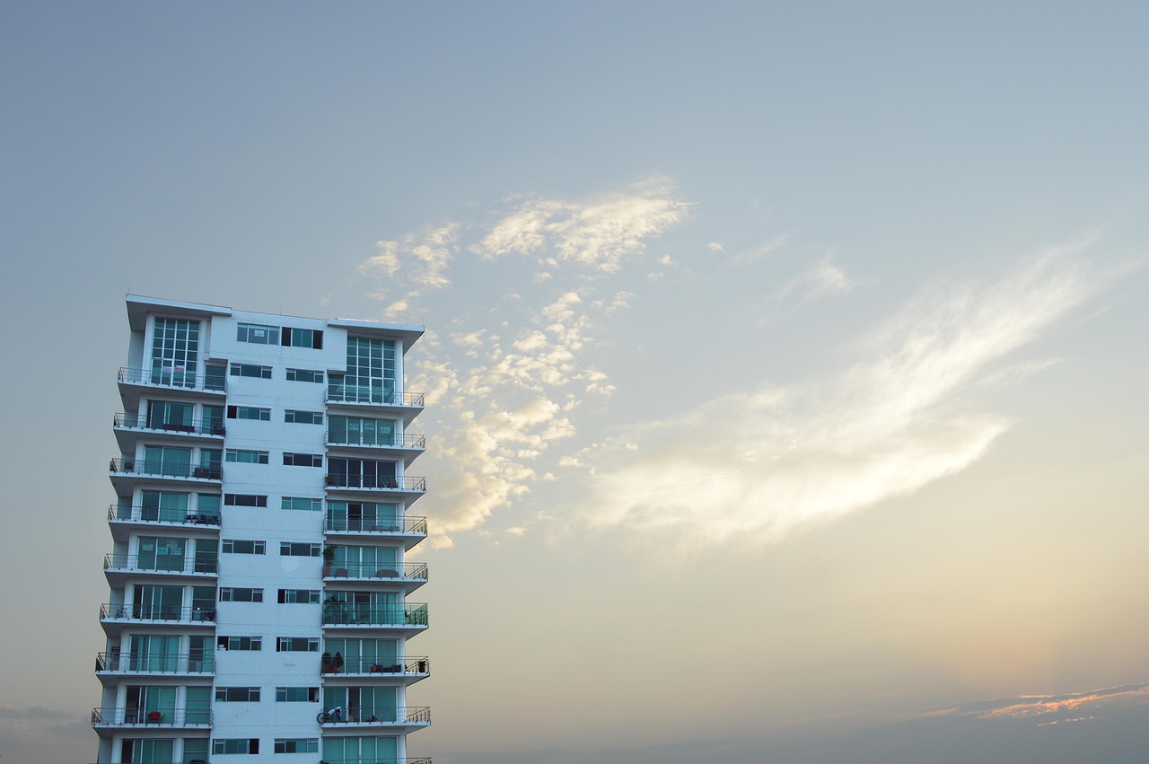 Panoramic sunset view of Bogota