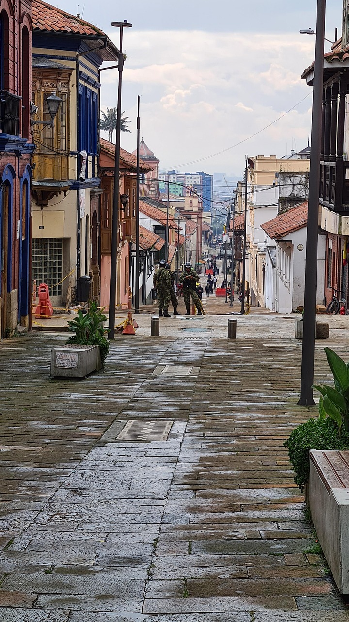 La Candelaria historic center in Bogota