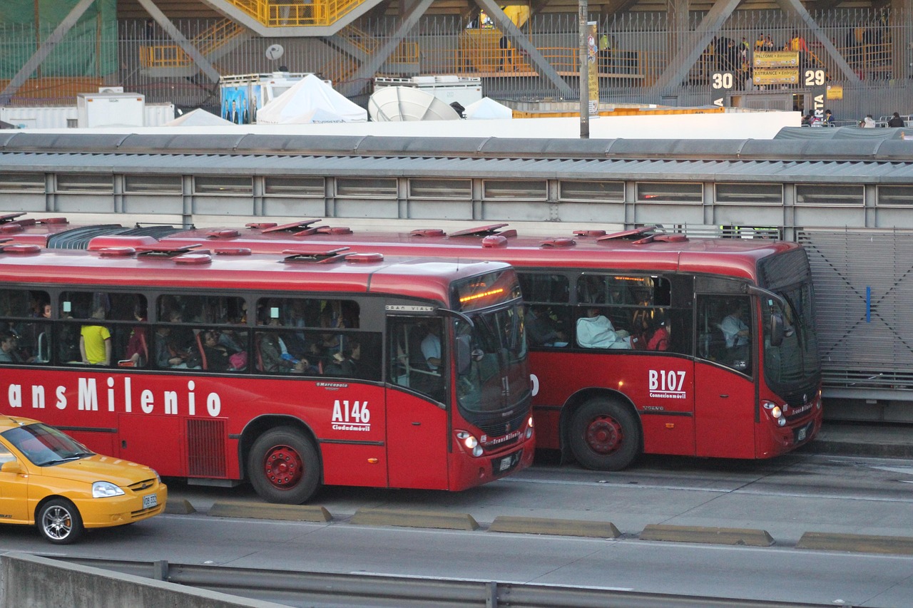TransMilenio bus in Bogota