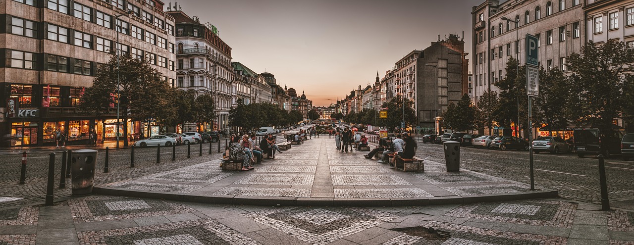 Wenceslas Square in Prague