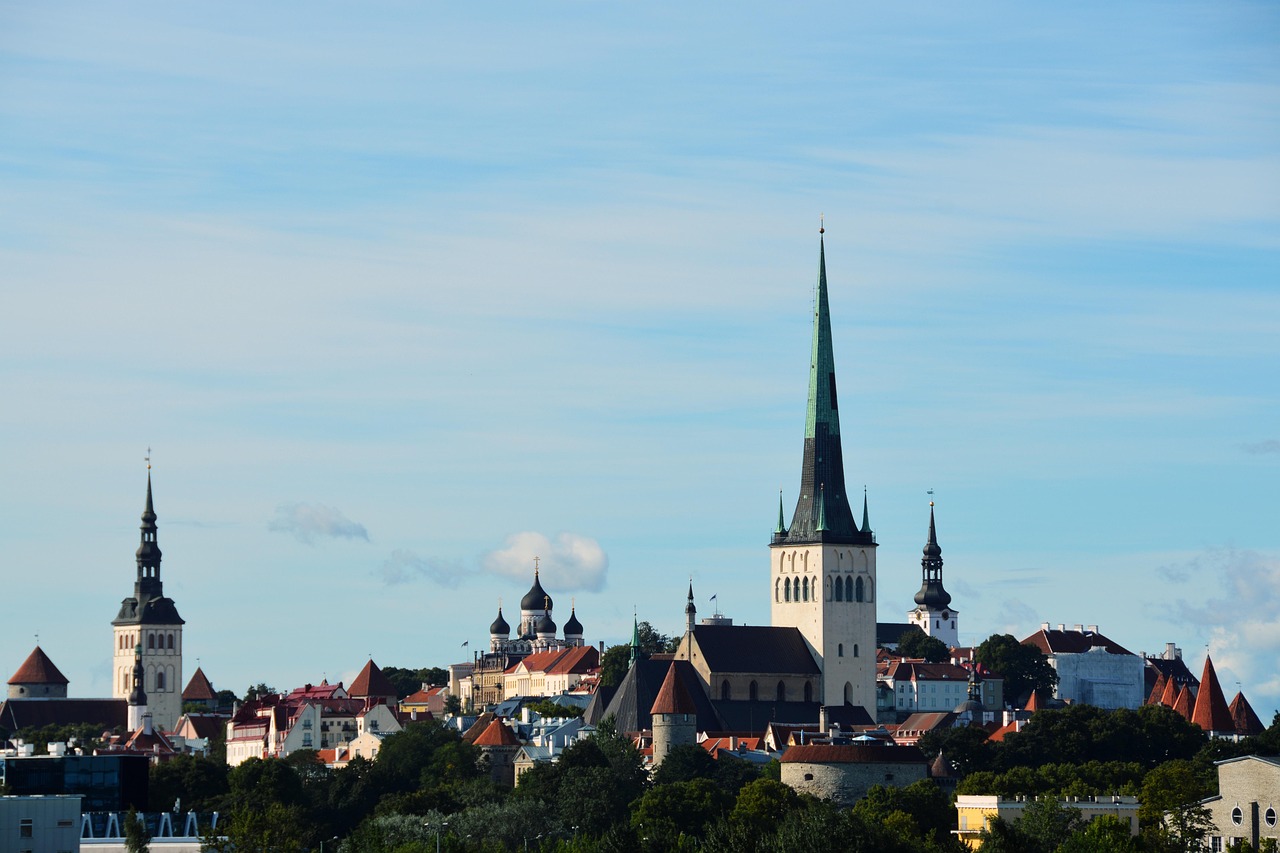 Tallinn Old Town skyline