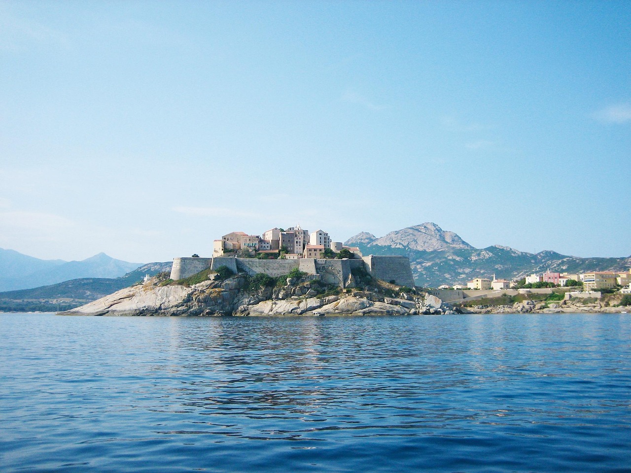 Calvi citadel architecture and ramparts