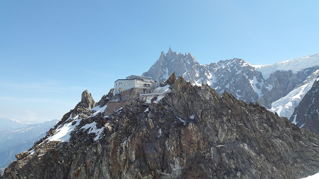 Bossons Glacier view near Chamonix