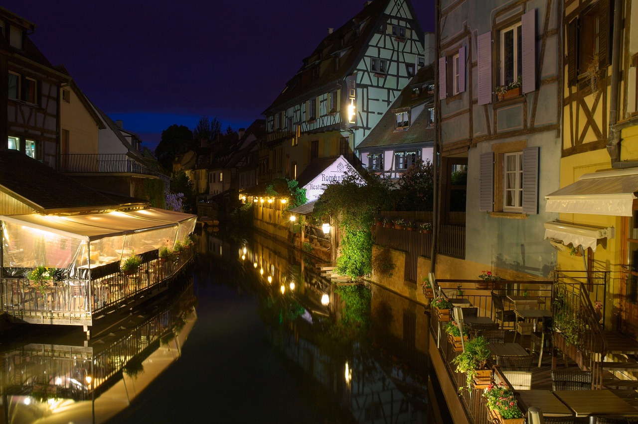 La Petite Venise canal view in Colmar