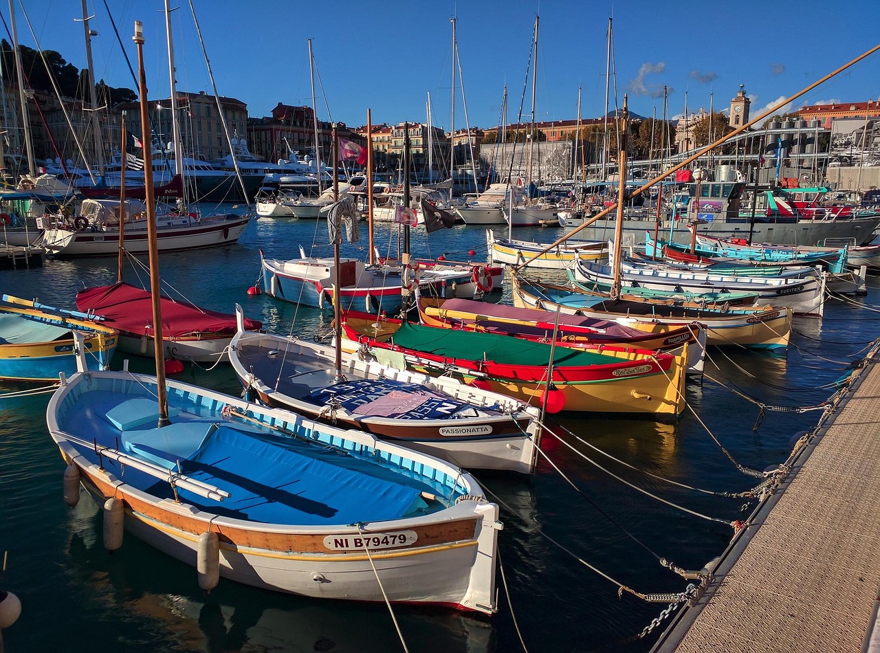 Panoramic view of Nice, French Riviera