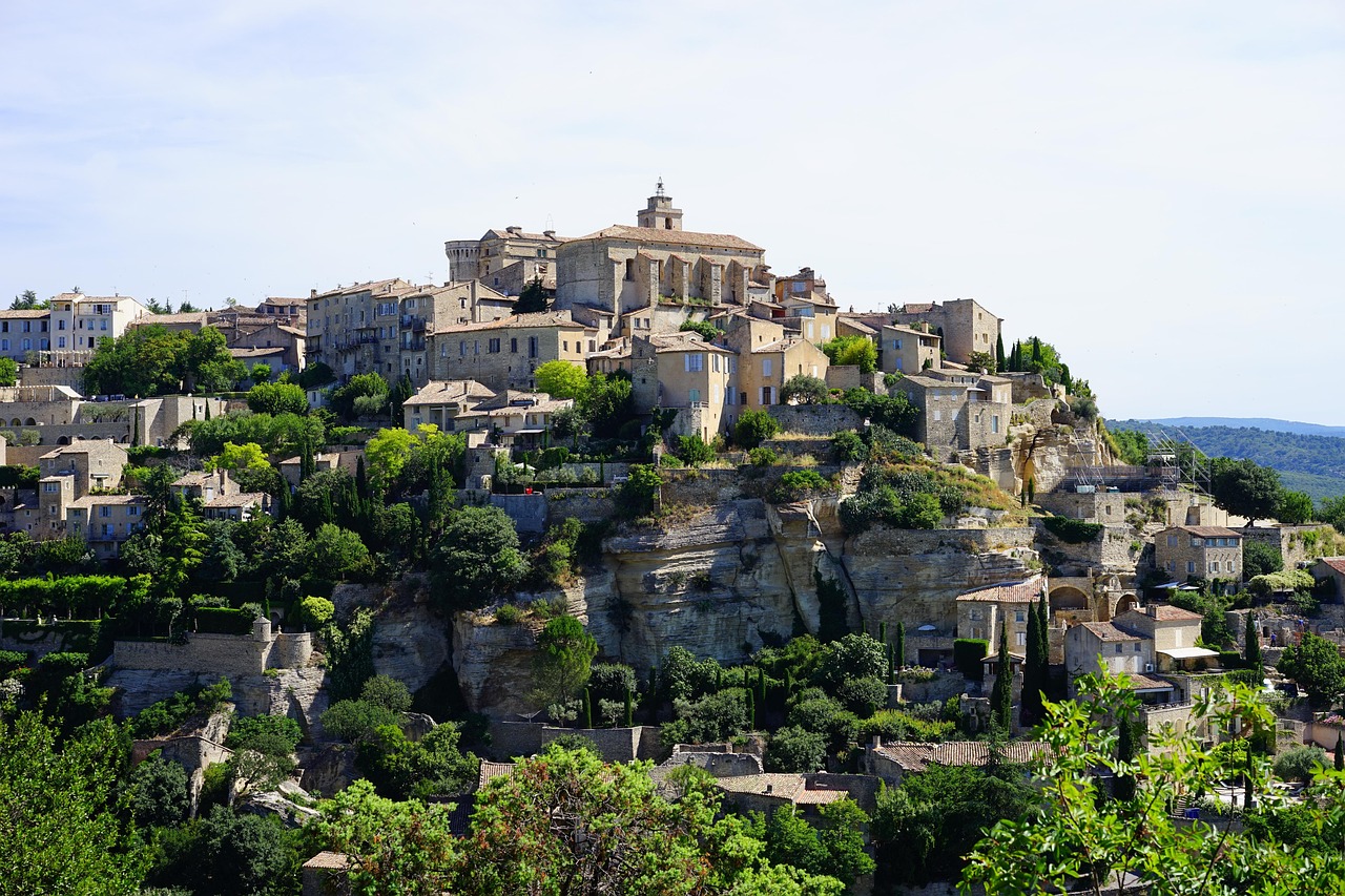 Château de Gordes castle in the village center