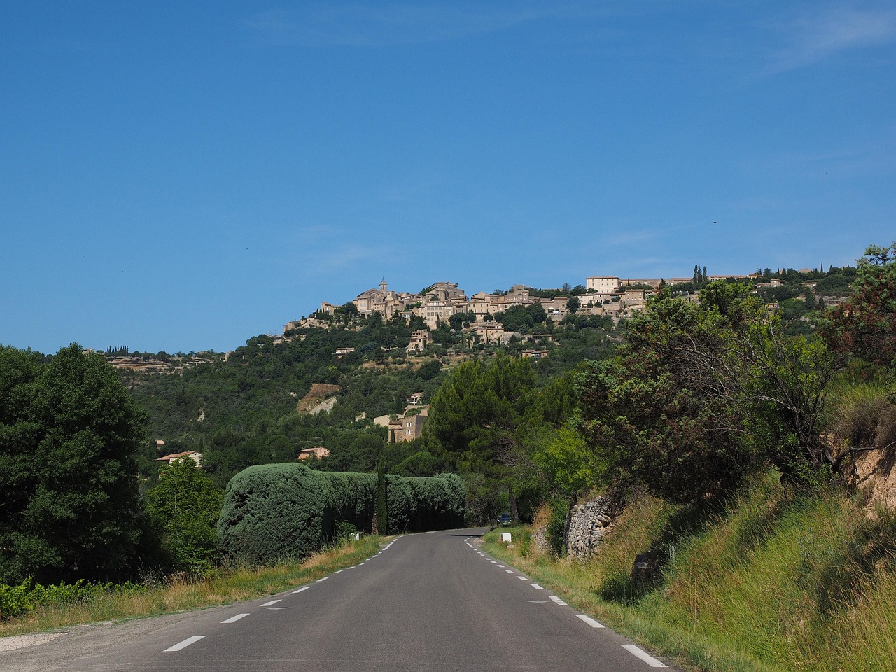 Historic stone houses in central Gordes