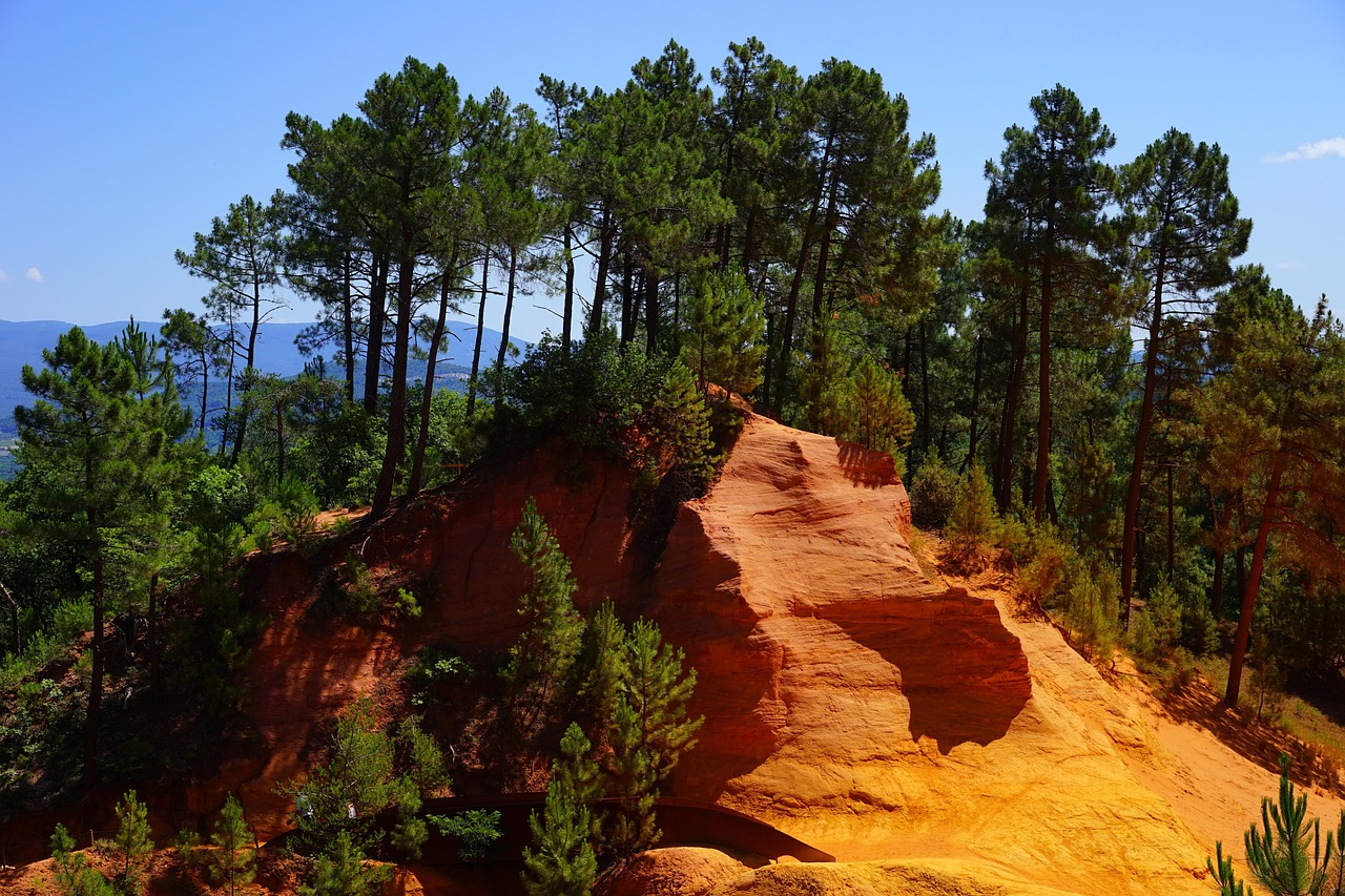 Luberon countryside panorama