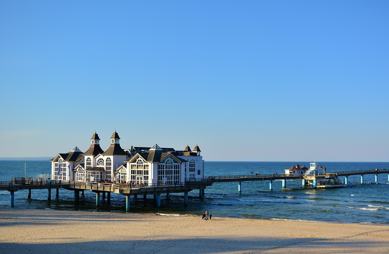 Sellin pier and pavilion on Rügen island