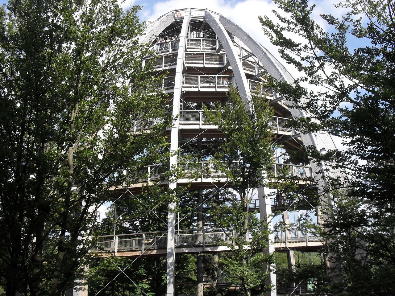 Baumwipfelpfad Neuschönau (Tree-Top Walkway) in Bavarian Forest National Park, Germany