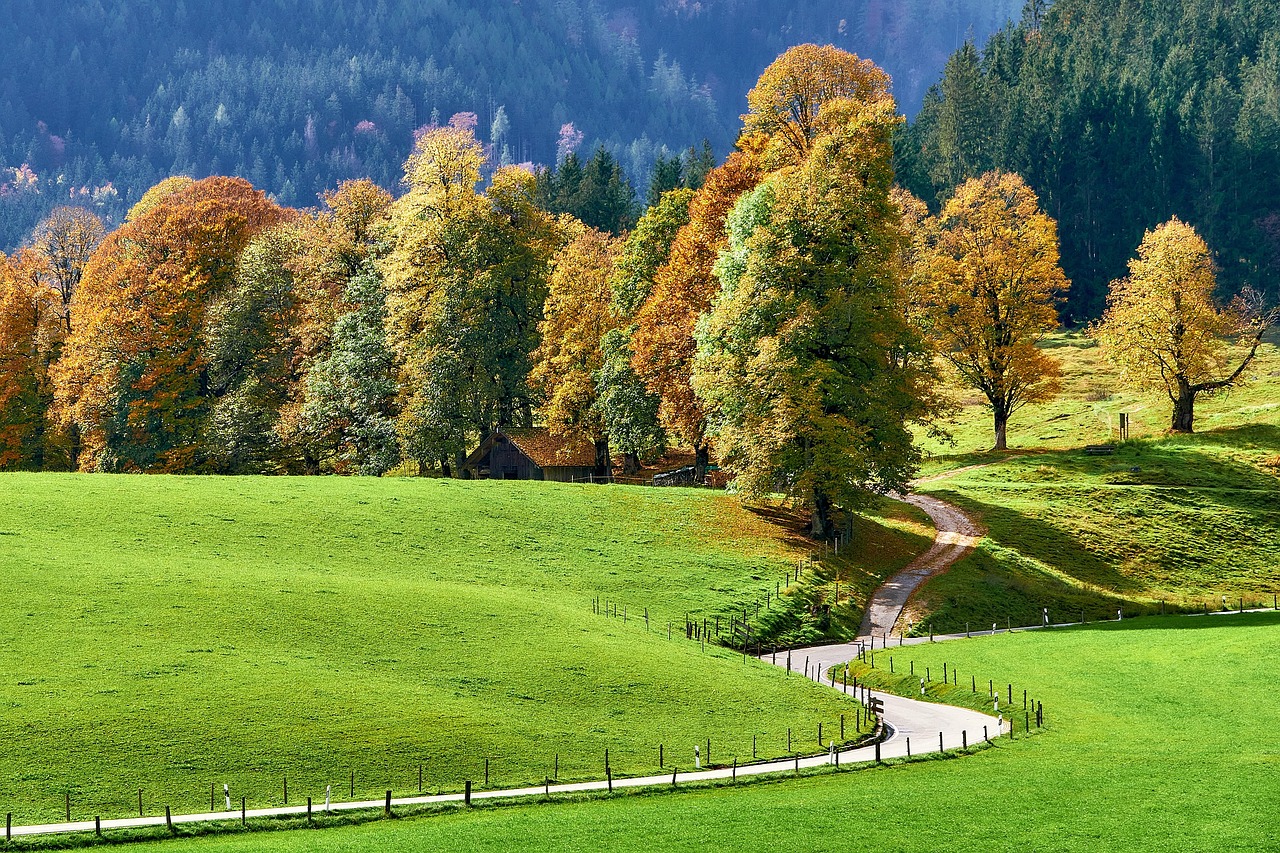 Seasons in Berchtesgaden across the year