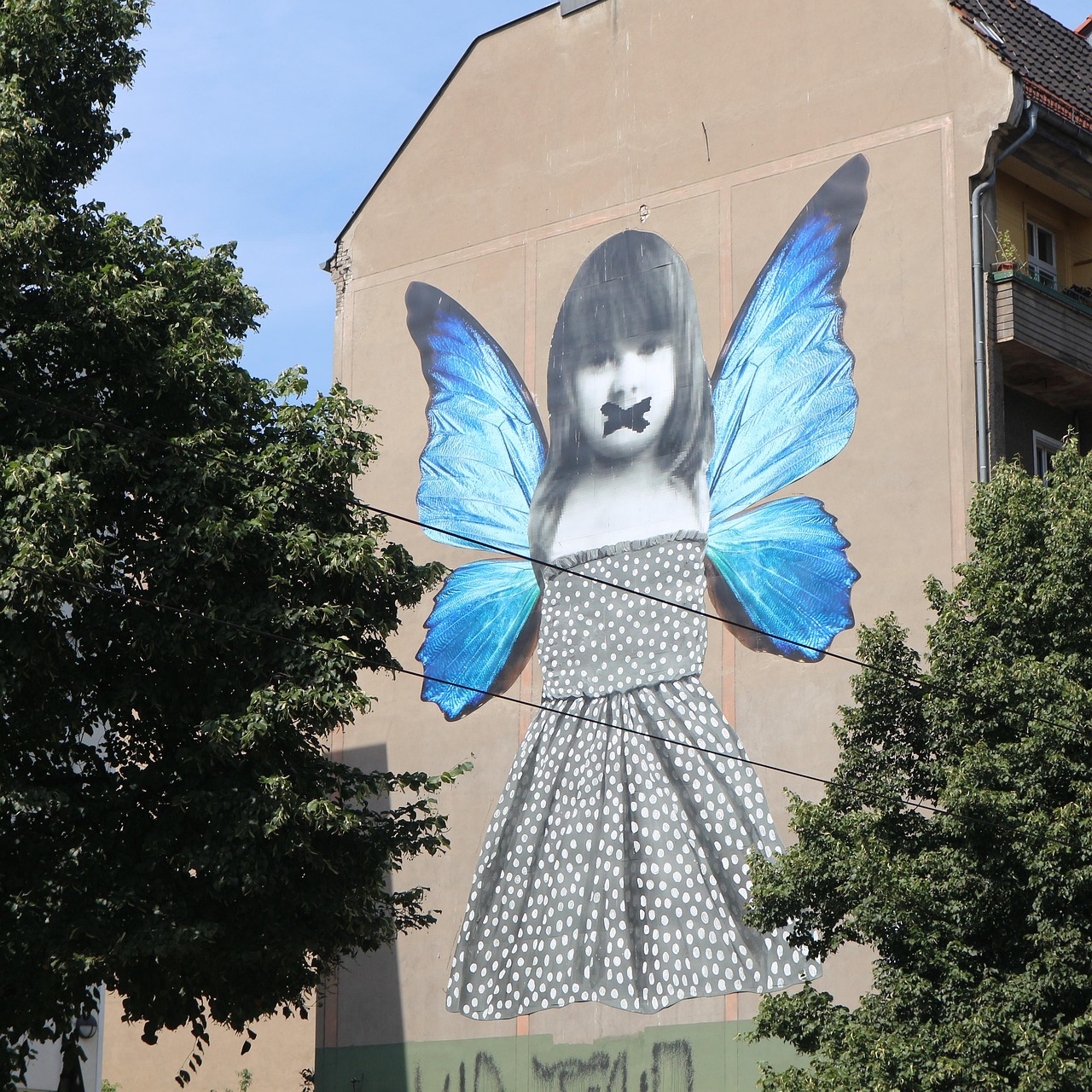 Street art in Friedrichshain Berlin