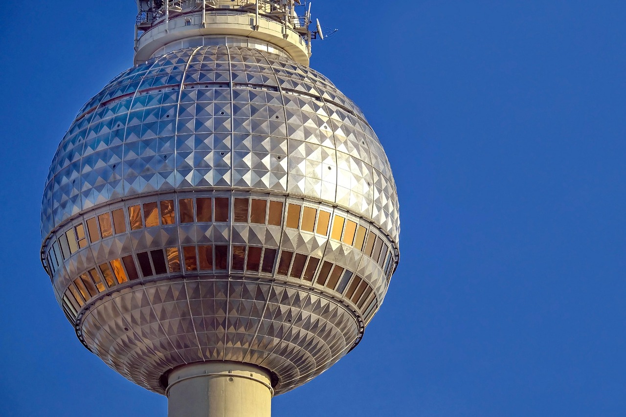 Mauerpark flea market and park in Berlin
