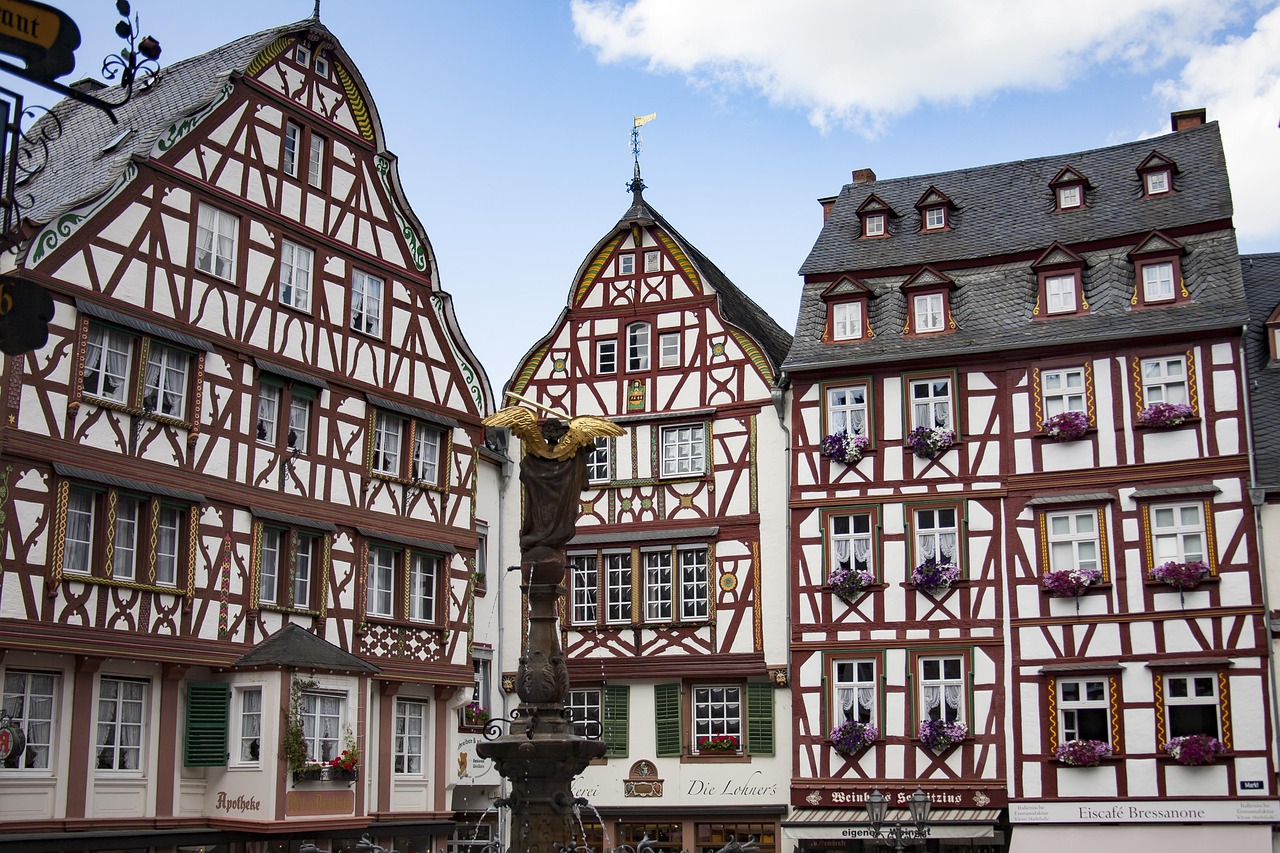 Doctorbrunnen fountain in Bernkastel-Kues