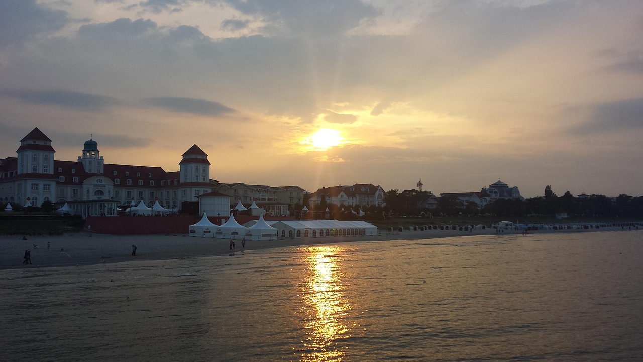 Kurhaus Binz historic spa building on the seafront