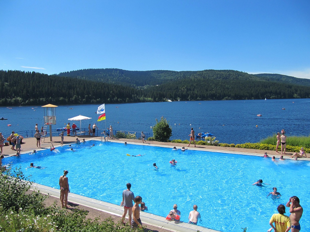 Schluchsee lake in the Black Forest