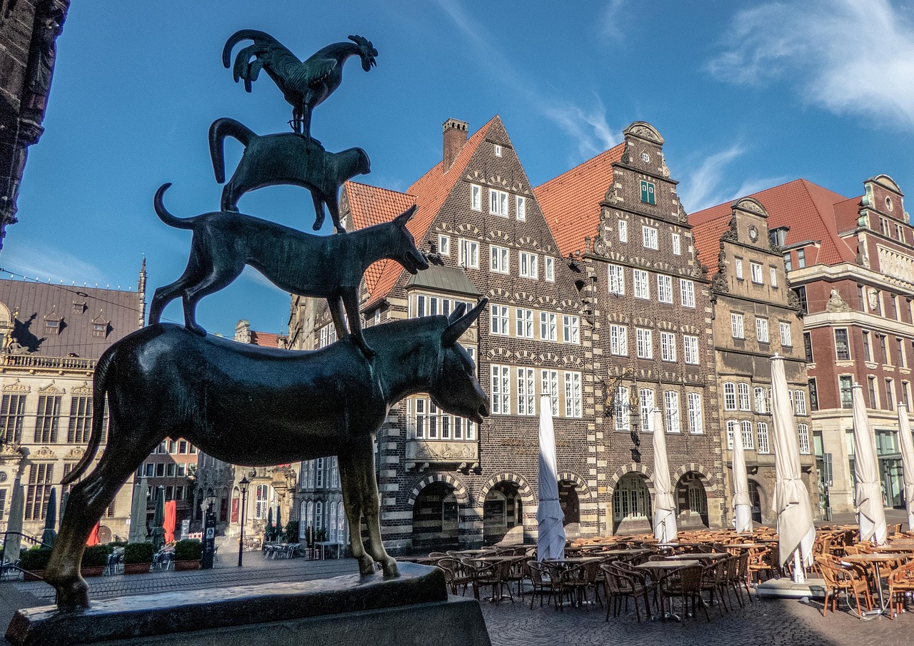 Bremen Town Musicians Statue
