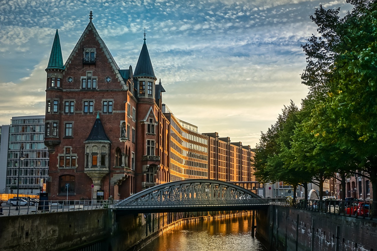 Best view of Hamburg, Germany