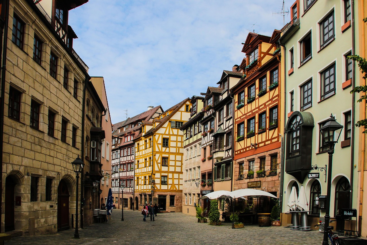 Nuremberg Weissgerbergasse half-timbered houses