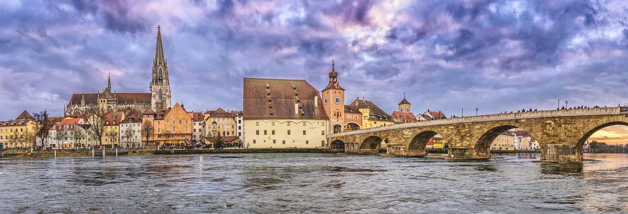 Regensburg Stone Bridge over the Danube