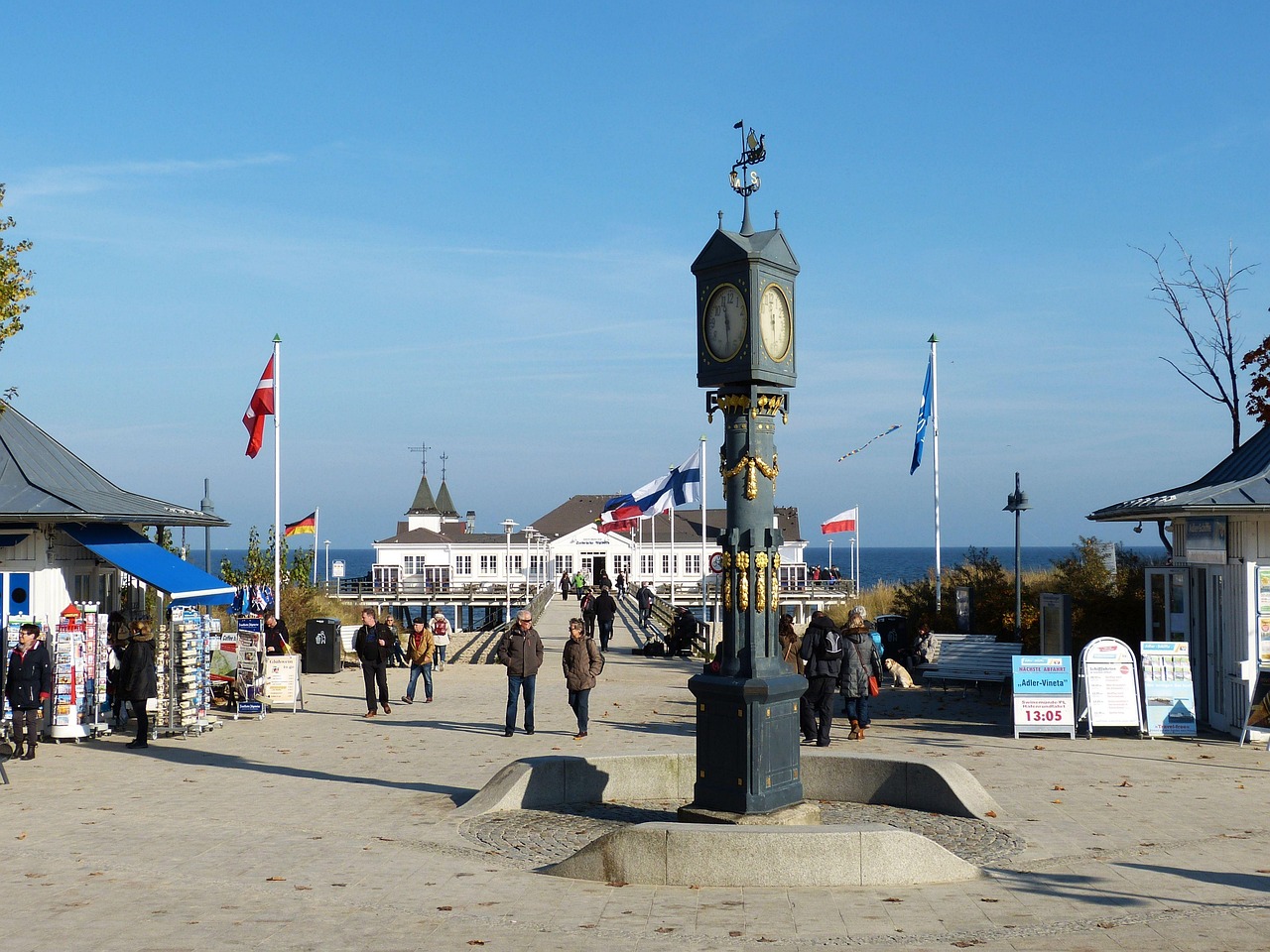 Ahlbeck promenade on Usedom