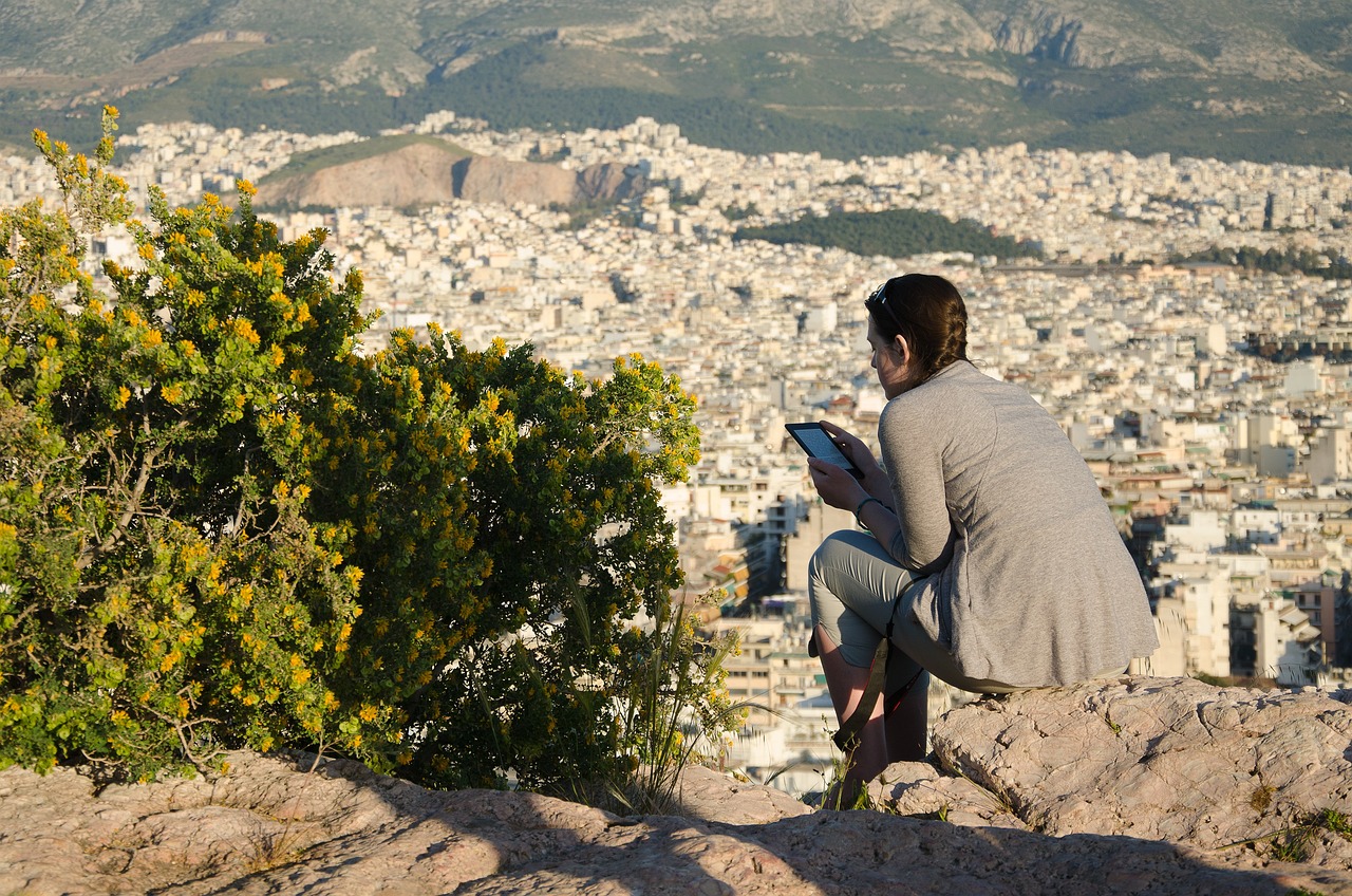 Areopagus Hill viewpoint in Athens