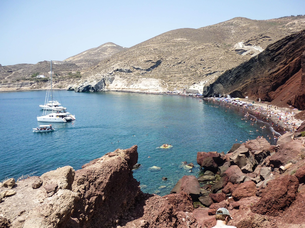 Red Beach in Santorini
