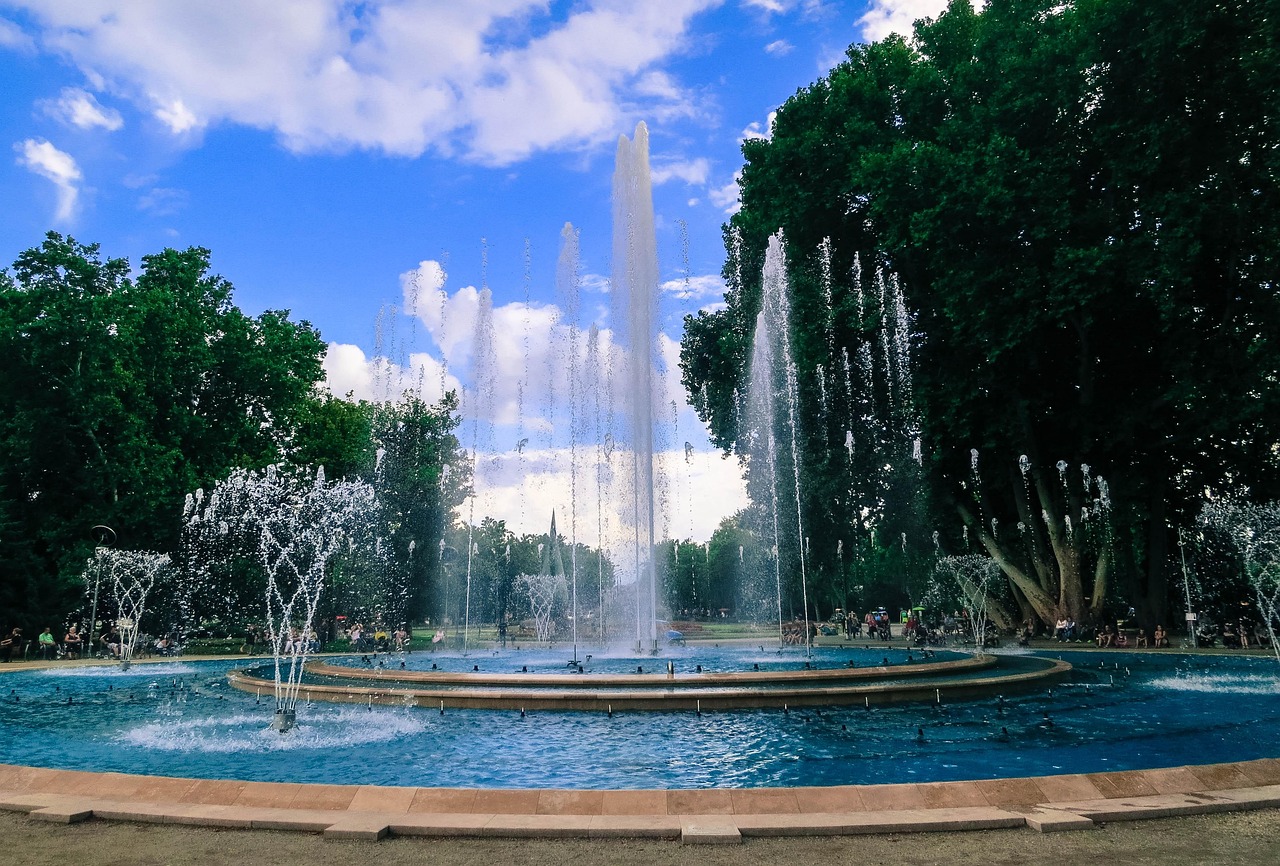 Margaret Island in Budapest, Hungary