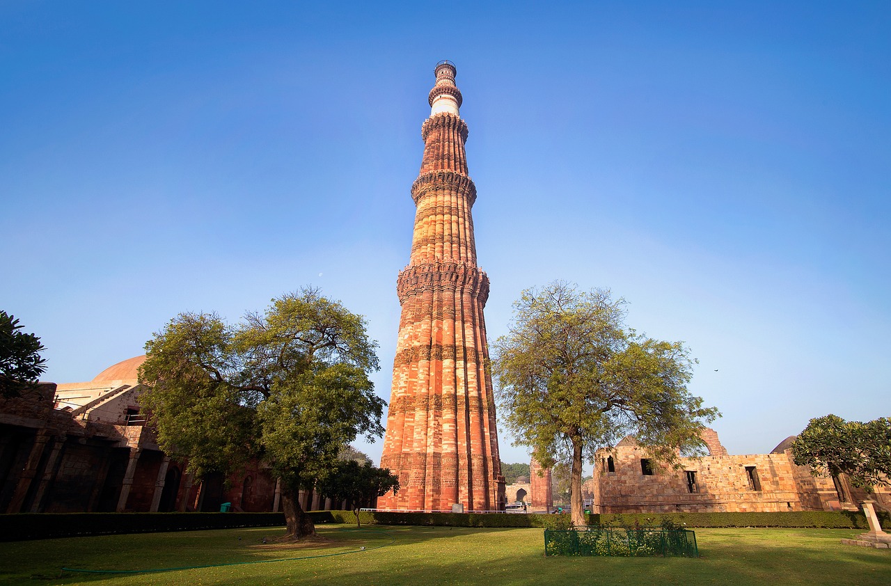 Qutub Minar tower in Delhi
