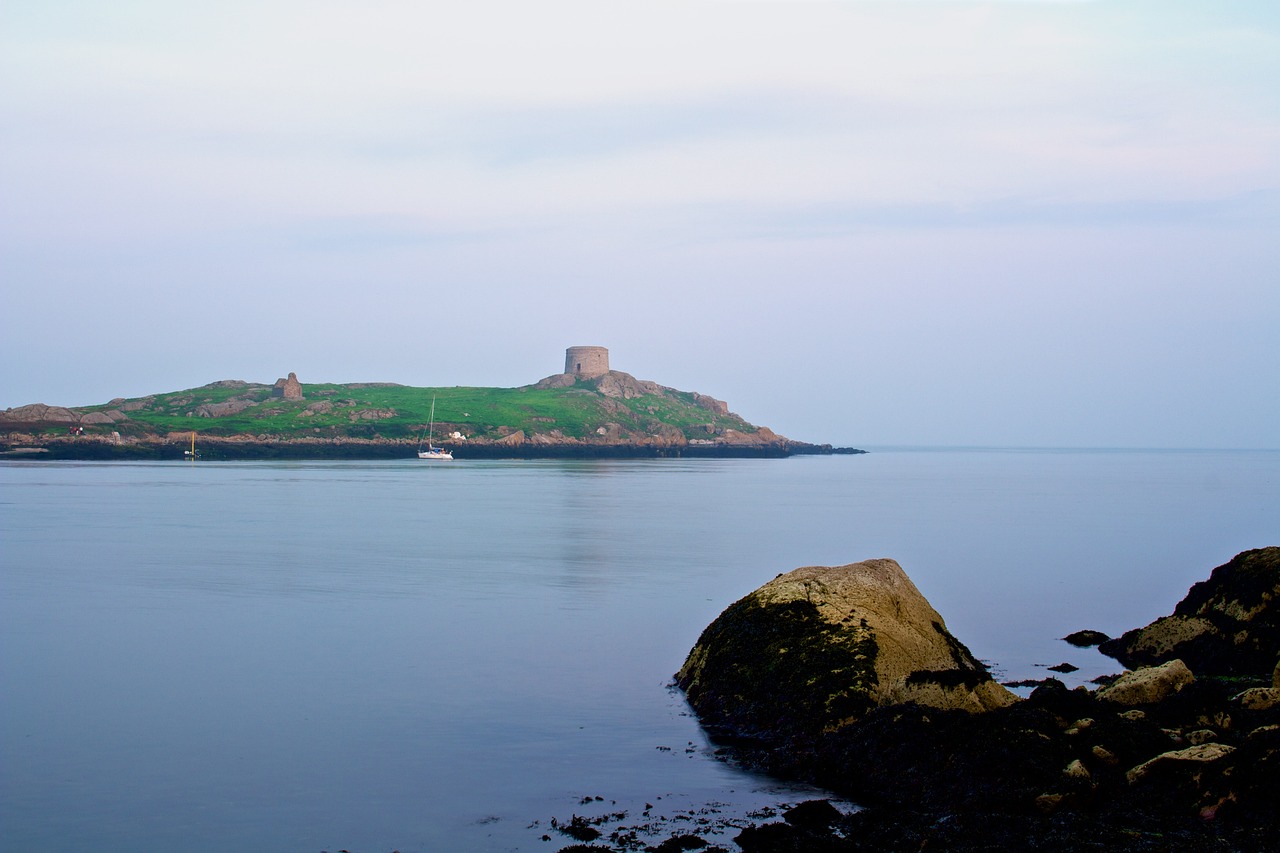 Coastal view near Dalkey outside Dublin
