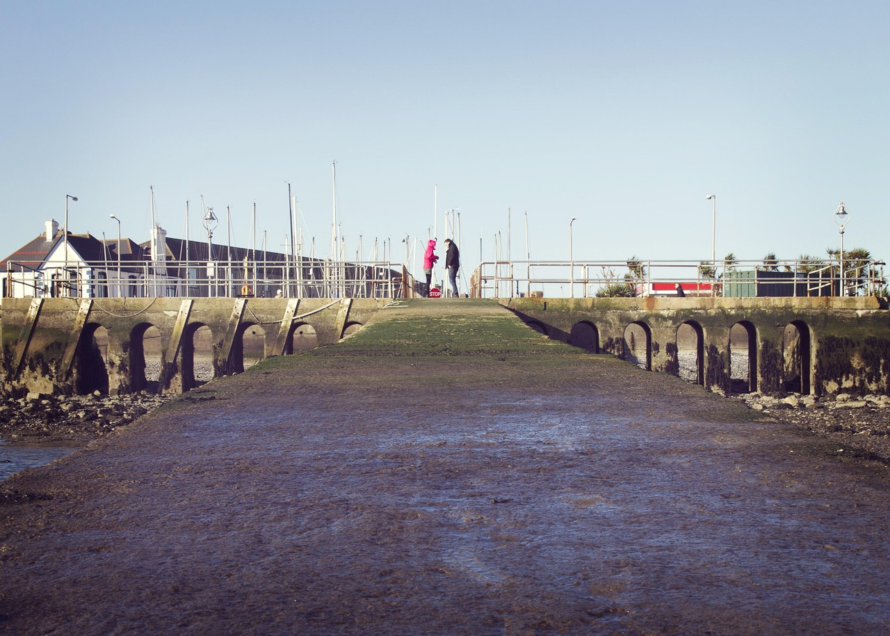 Dún Laoghaire pier near Dublin