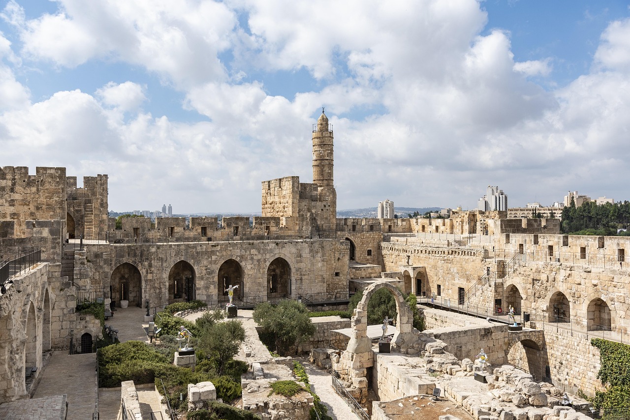 Tower of David Museum and citadel in Jerusalem