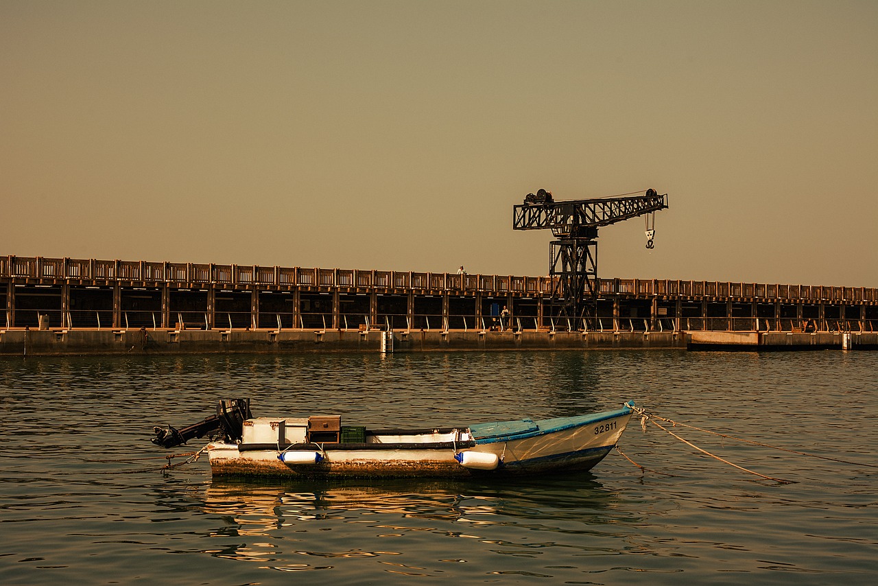 Tel Aviv Port boardwalk