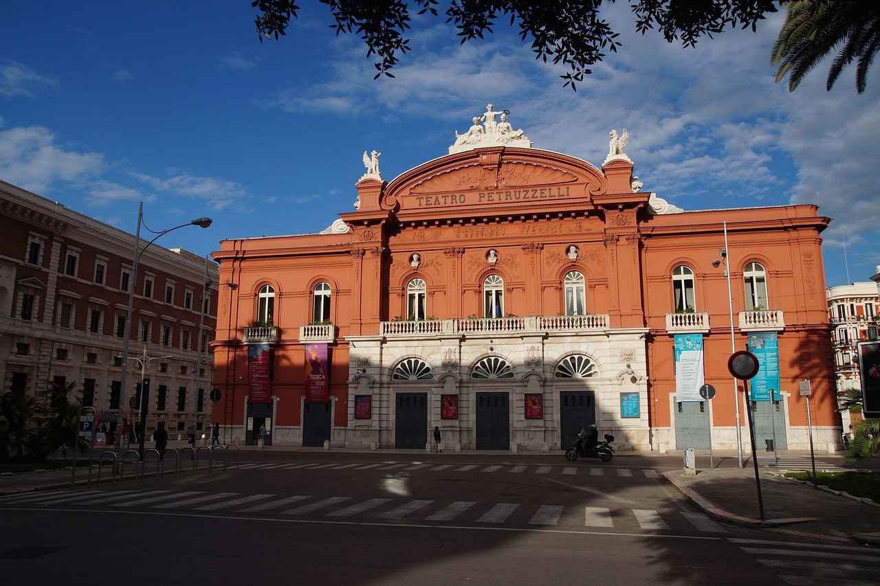Teatro Petruzzelli opera house in Bari