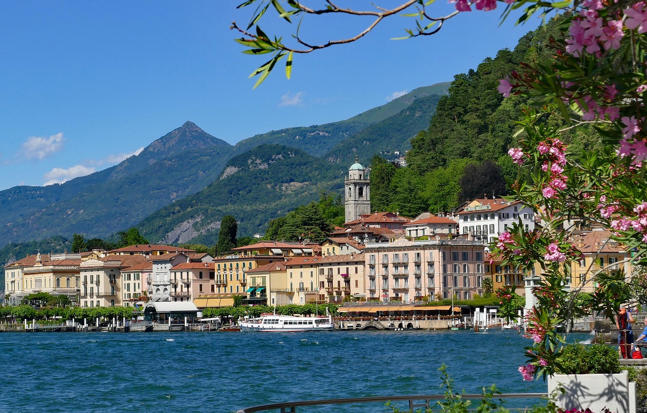 Historic center streets of Bellagio