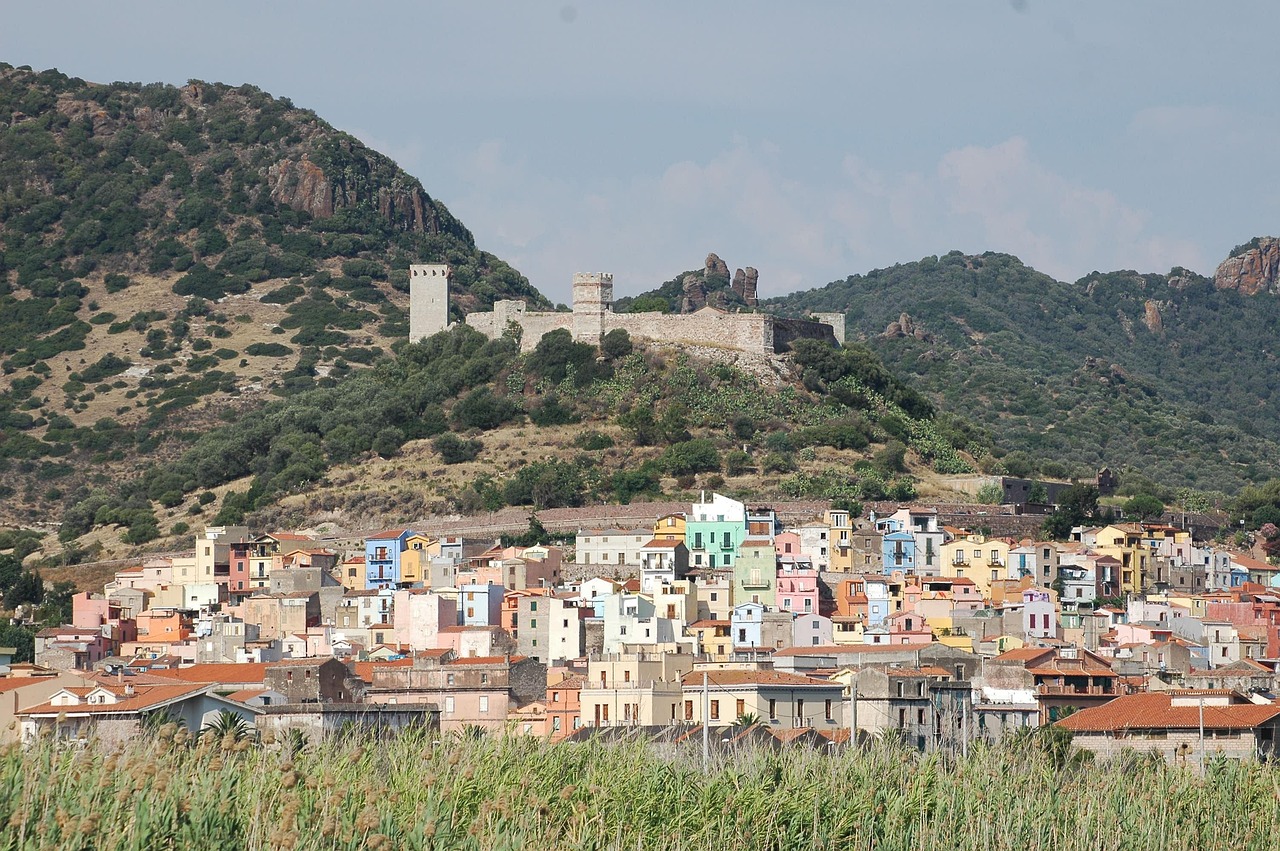 Malaspina Castle overlooking Bosa