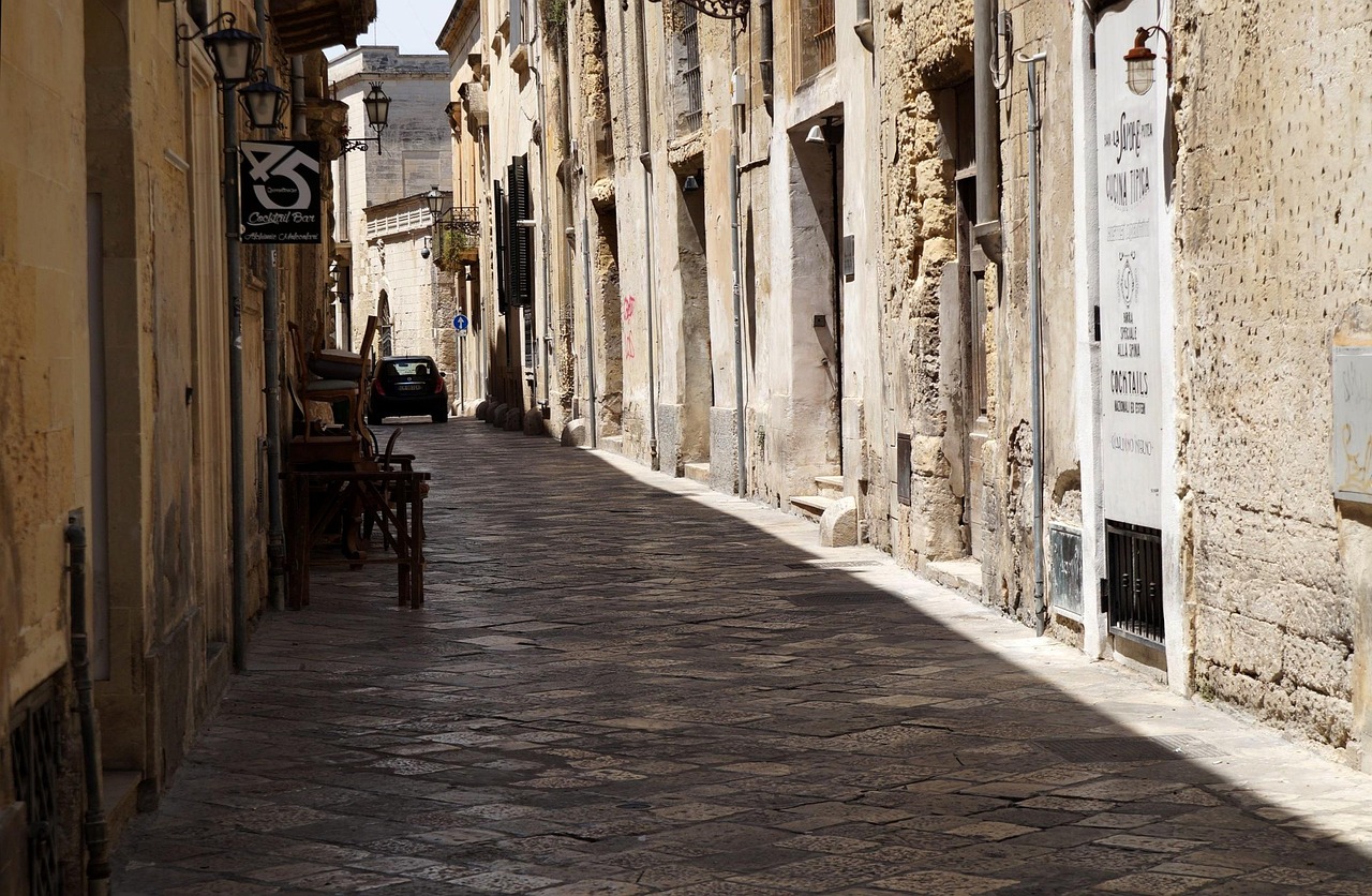 Historic streets of Lecce