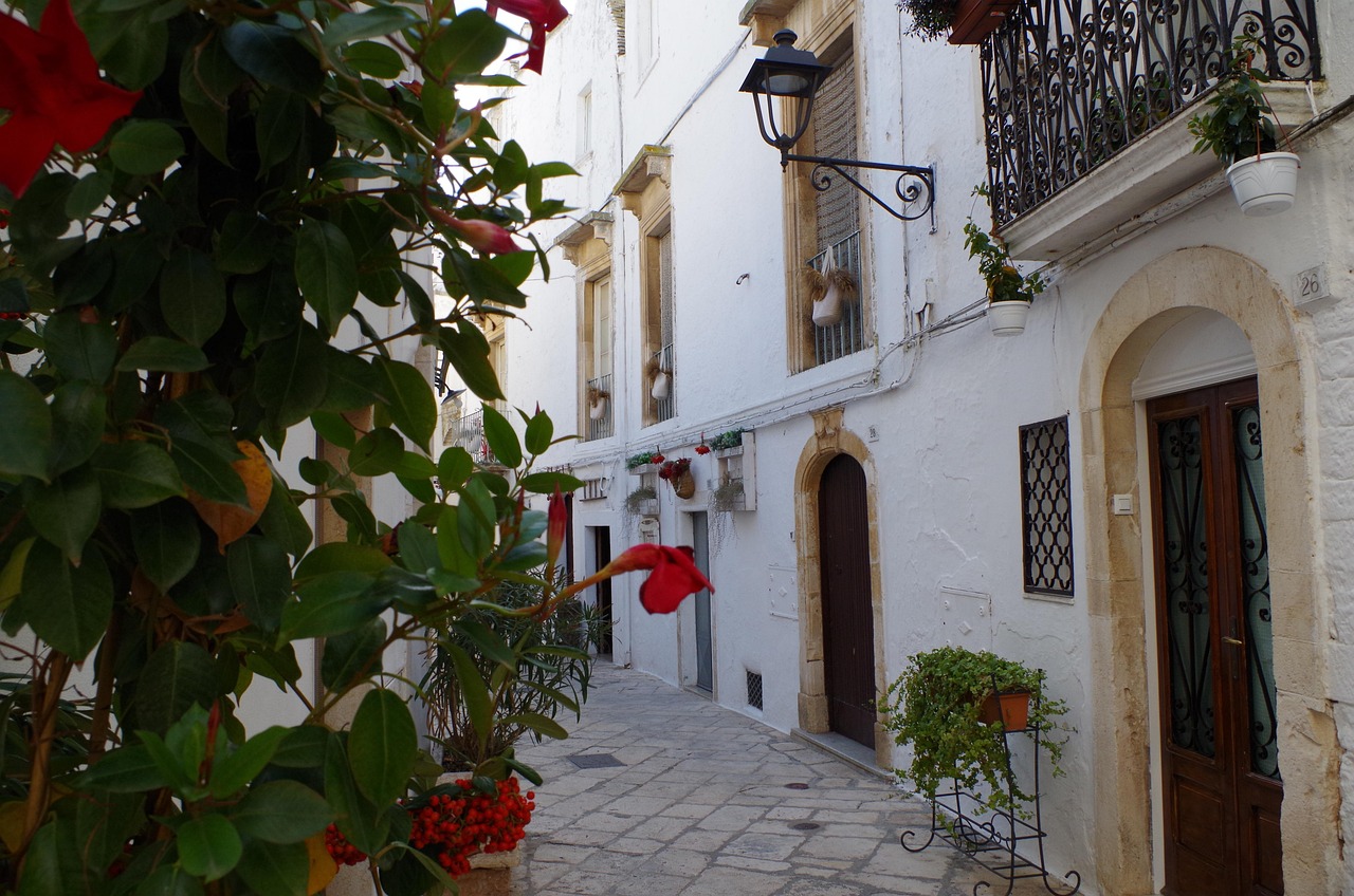 Centro storico of Locorotondo, Italy