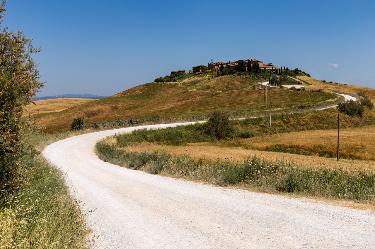 Pienza hill town near Montalcino