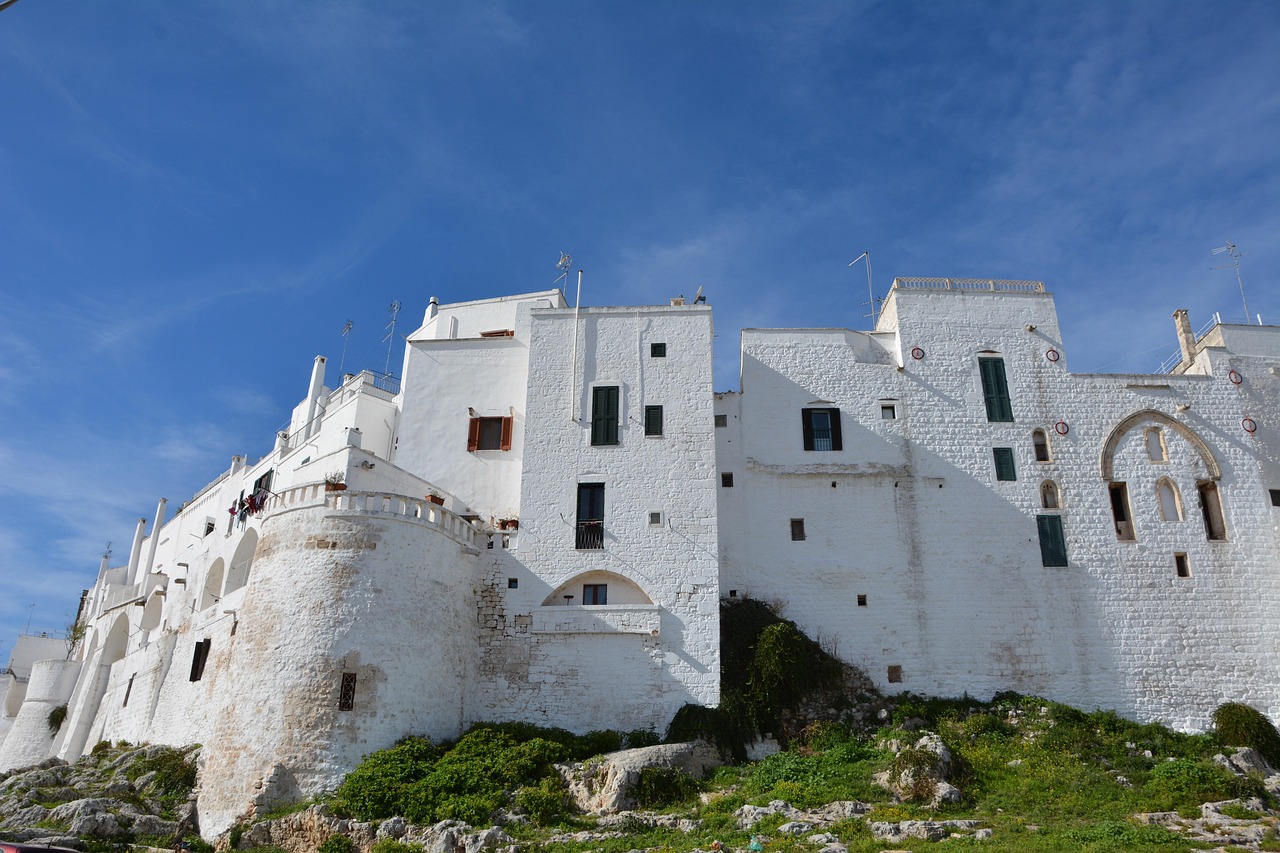 Neighborhoods in Otranto, Italy