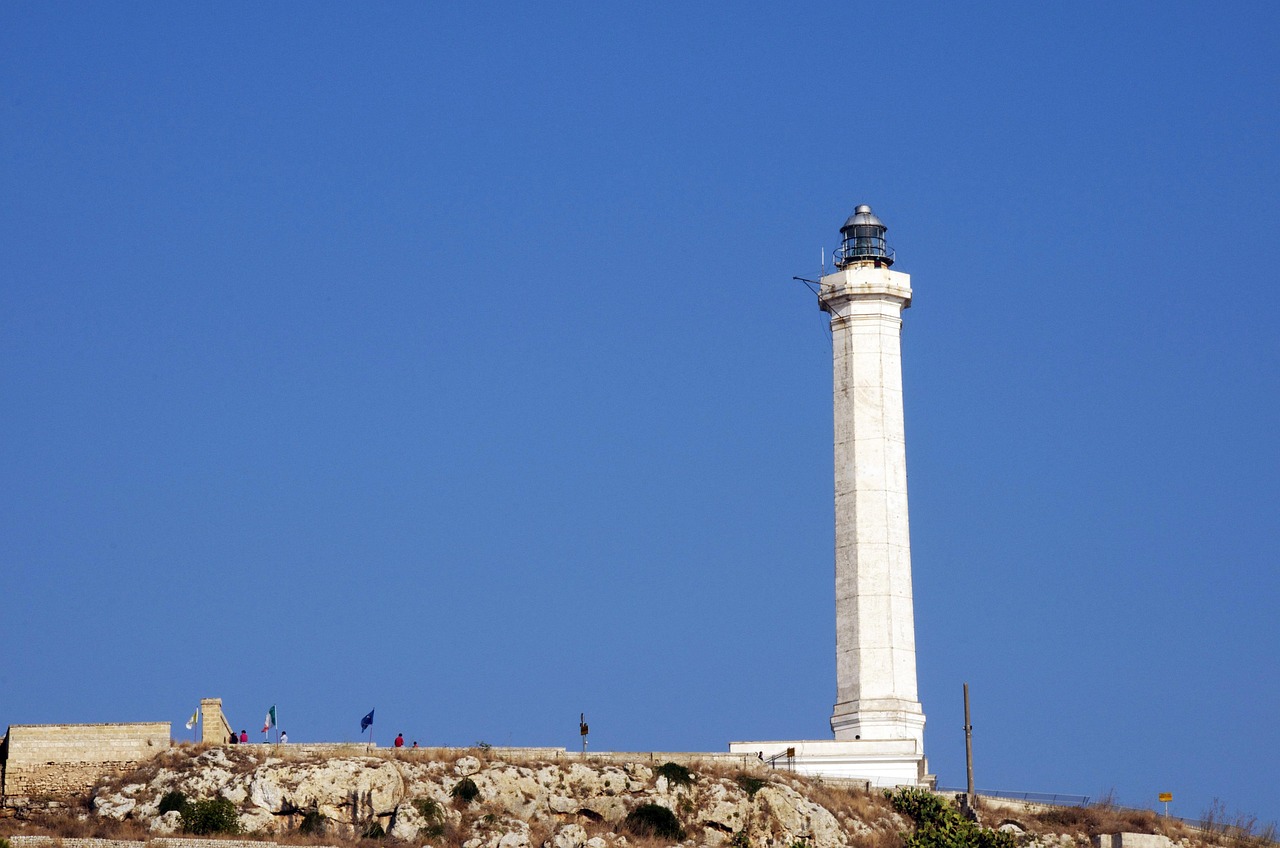 Santa Maria di Leuca lighthouse and coastline