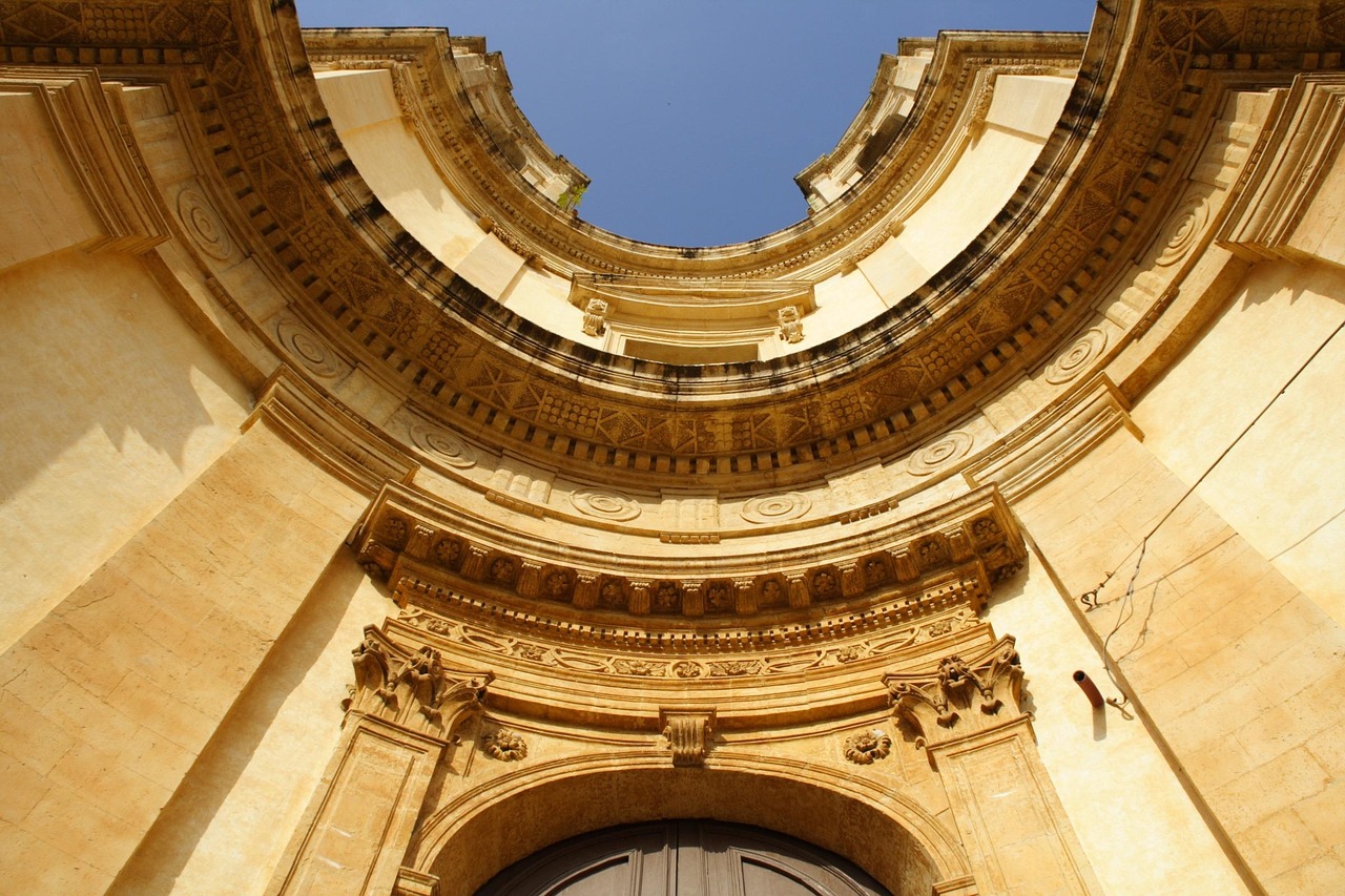 Noto Baroque town center