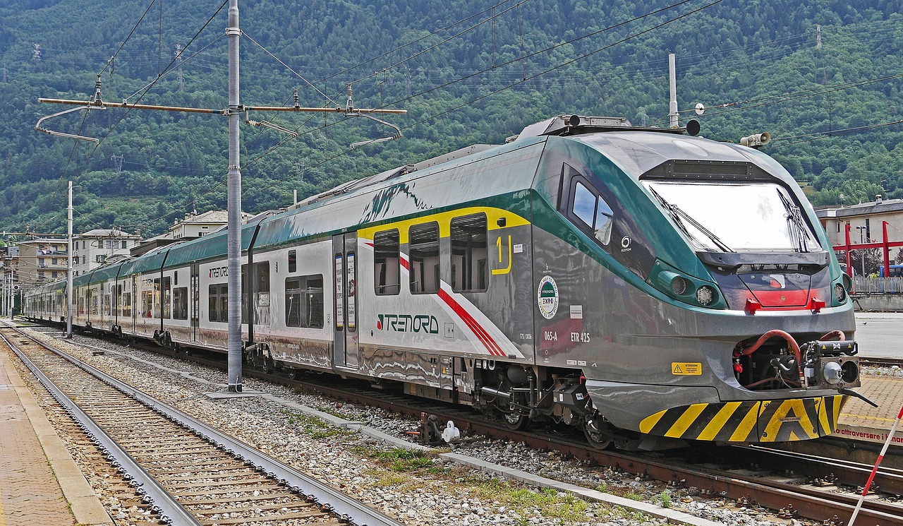 Tirano train station exterior