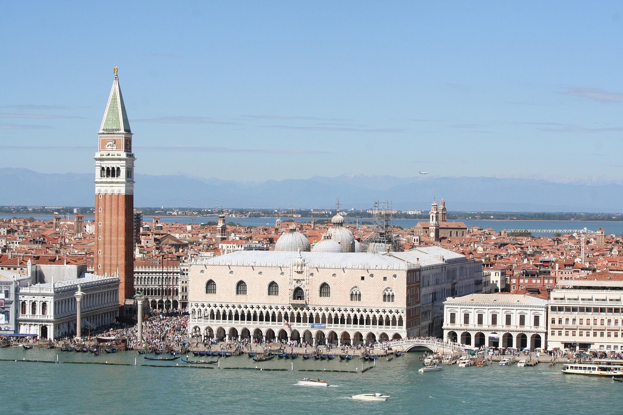 Piazza San Marco in Venice at sunrise